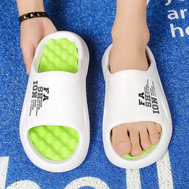 Fashion Thick Sole Slippers for Men Women Non-Slip Soft Indoor Outdoor Casual Sandals Comfortable Breathable Beach Shoes