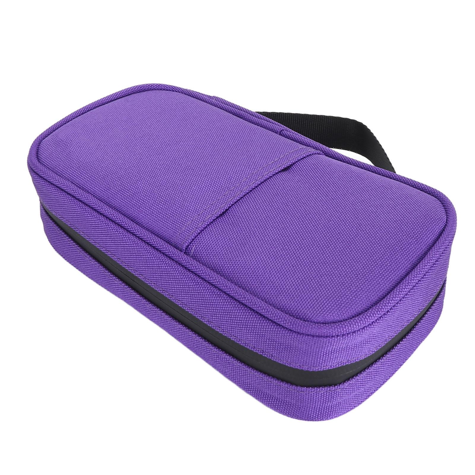 

Диабетический изолированный органайзер для хранения лекарств, изолированная сумка-холодильник с 2 шт. пакетов со льдом, оливково-зеленый фиолетовый