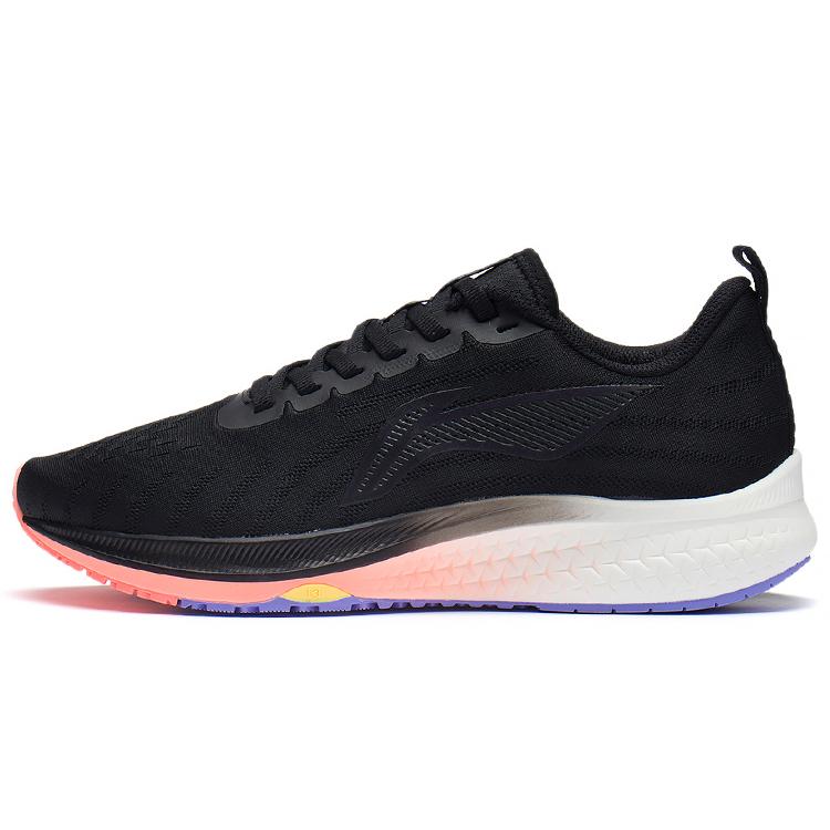 

New LiNing Red Hare 5 Rebound Cushioning Wear Resistant Slip Resistant Support Low Top Running Shoes Women s Black ARMS010-16 35