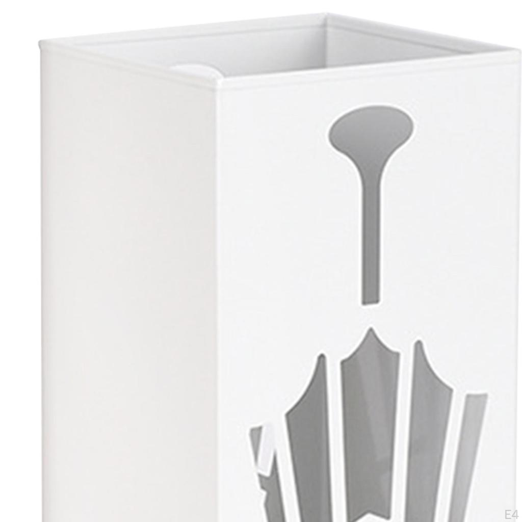 Kompakte Regenschirm-Aufbewahrungslösung mit Abtropfschale für Büro und Flur