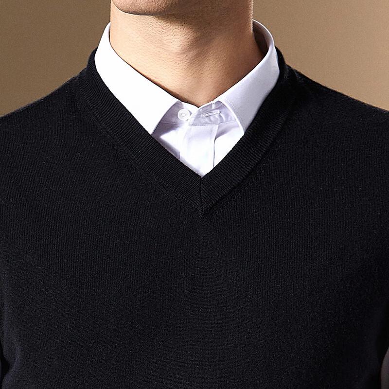 Antonio Men's V-Neck Wool Cashmere Sweater Vest