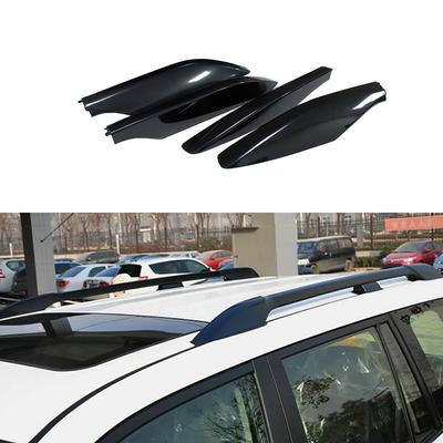4Pcs Car Roof Rack Rail End Cover Black Replacement Shells For 03-09 Lexus GX470