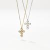 Dorocy Silver Loret Cross Moissanite Necklace