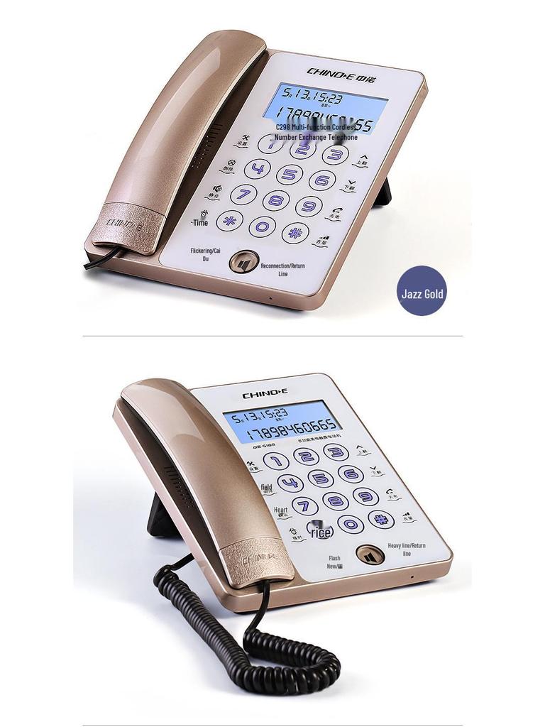 Zhongnuo G188 Touch Screen Wired Landline Phone