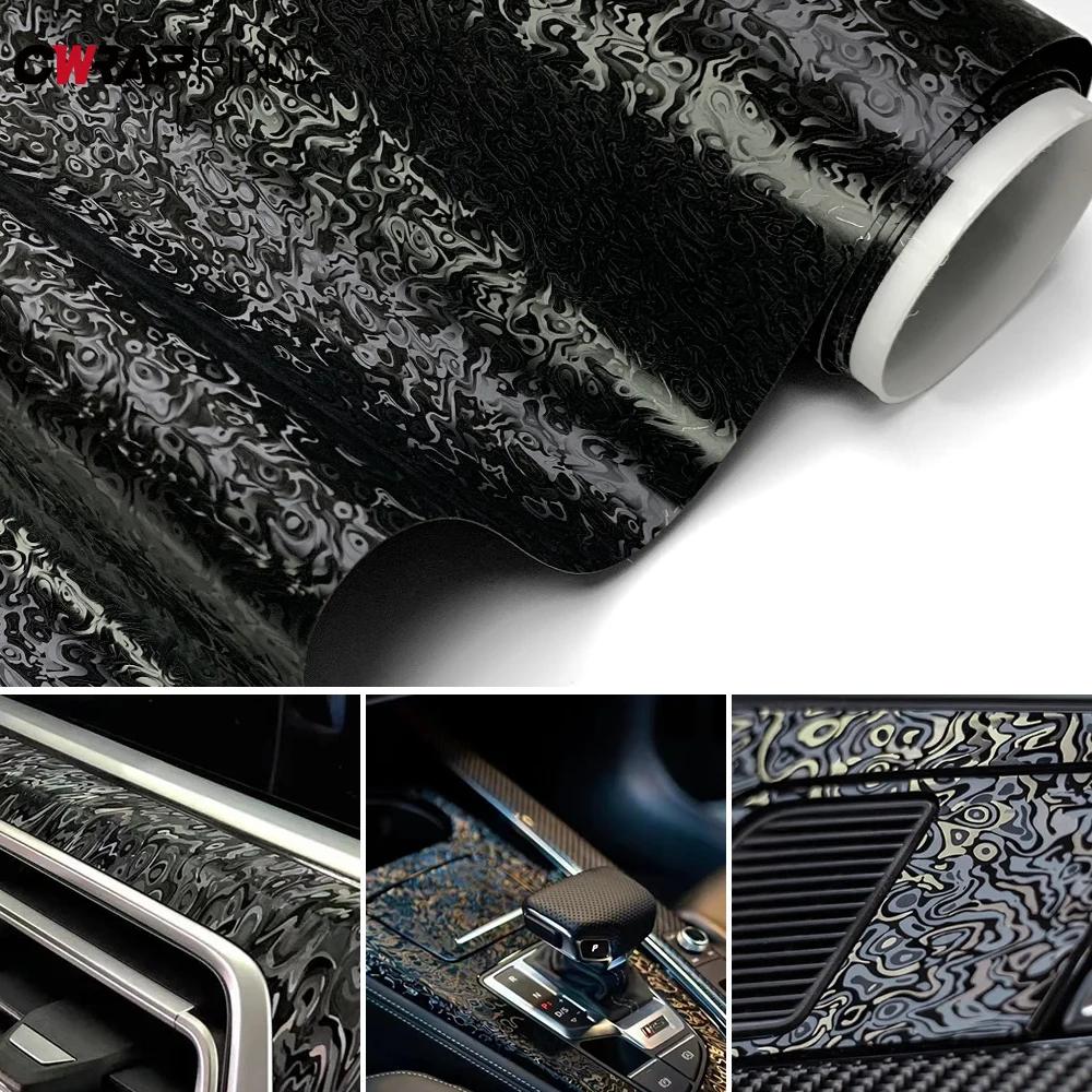 Carbon Fiber Motorcycle Stickers DIY Film Vinyl Air Release Cover for Car Sticker Decals Auto Wrap Foil Motorcycle Accessories