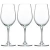 Toyo Sasaki Glass DIAMANT Wine Glasses, 255ml, Set of 3, Dishwasher Safe, Shatter-Resistant, Good Design Award Winning, Suitable for Red and White Win