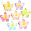 Frangipani Flower Hair Claw Clip - Bathing Hairpin Accessory