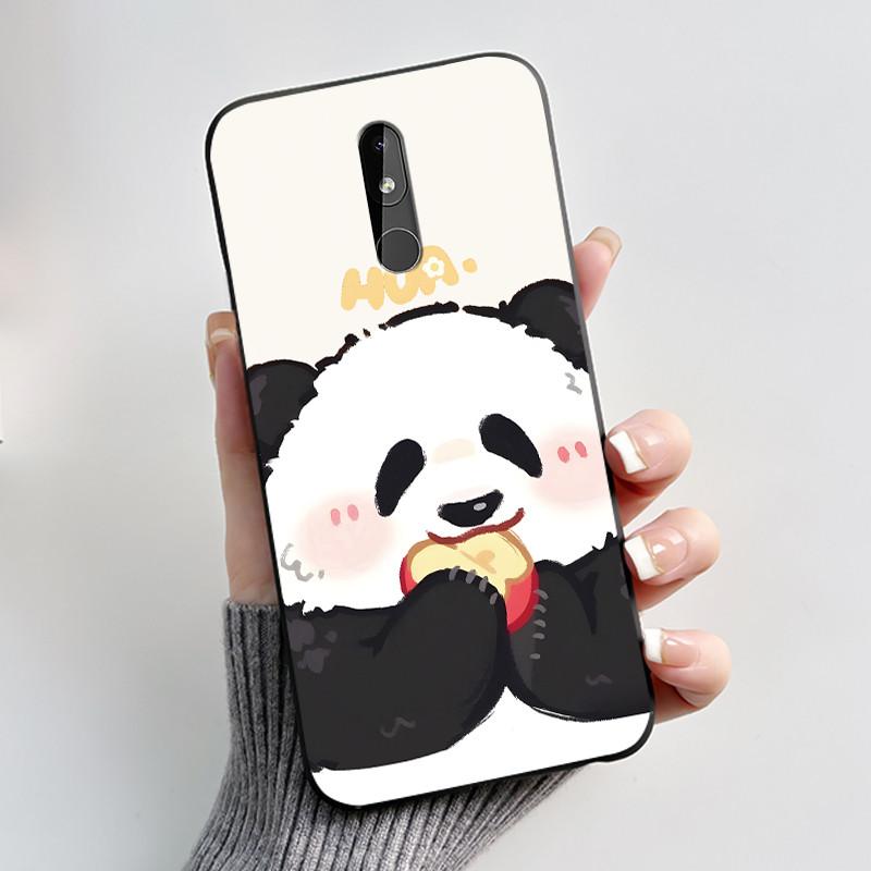 Matte Soft TPU Case For Nokia 3.2 4.2 3.1 Nokia3 Phone Case Luxury Cute Love Rabbit Funny Black Silicone Ultra Thin Back Cover