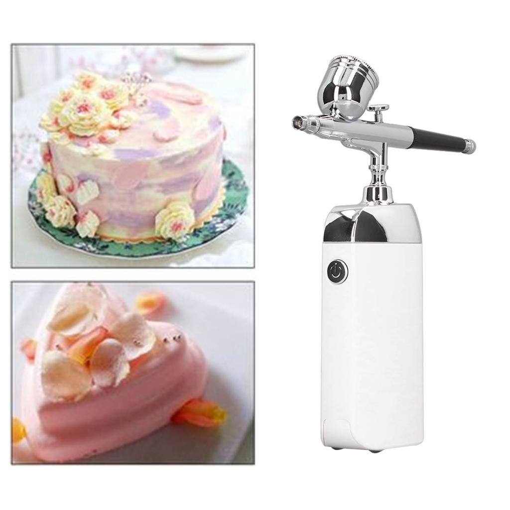 Oxygen Facial Portable Brush Cordless Handheld USB Charging Facial Mist Sprayer for Cake Decoration