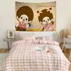 Popular Logo MMonchhichi Fashion Chart Tapestry Art Science Fiction Room Home Decor Cheap Hippie Wall Hanging