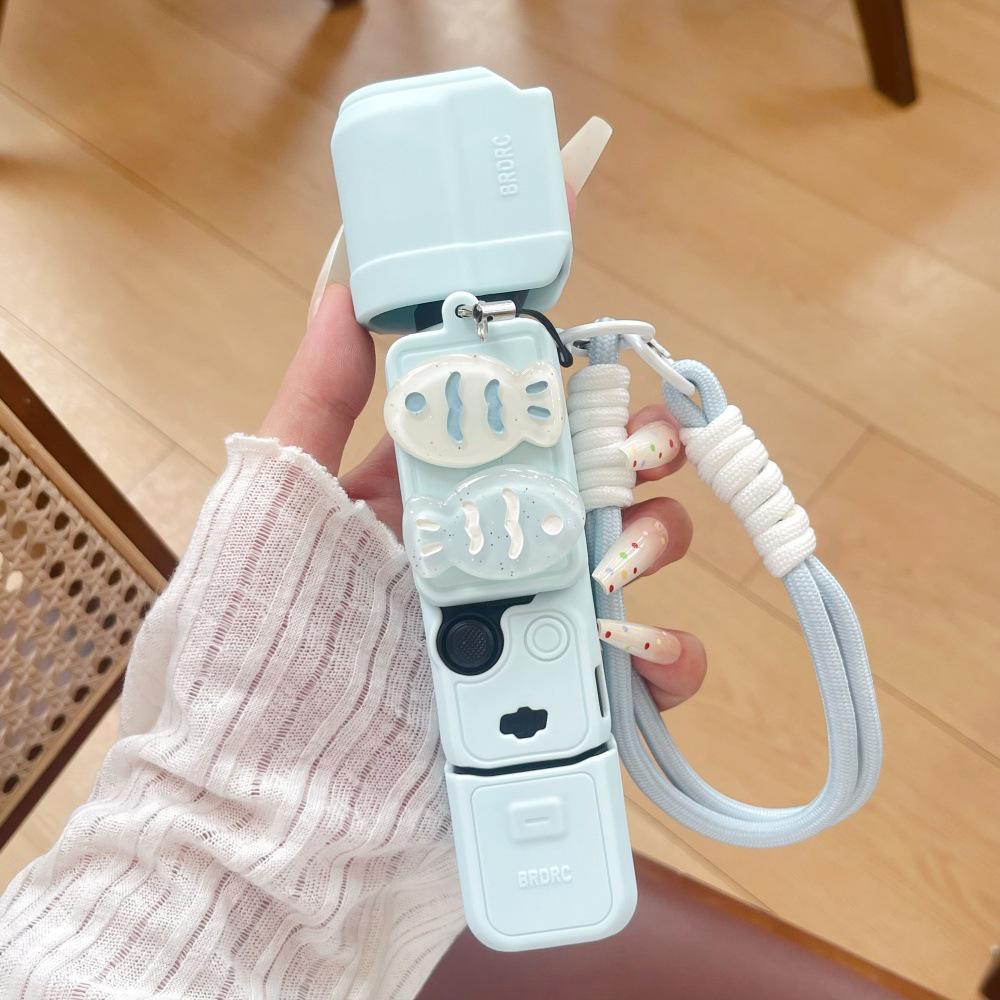 

Синий однотонный противоударный защитный чехол для DJI Pocket 3 DJI Pocket 3