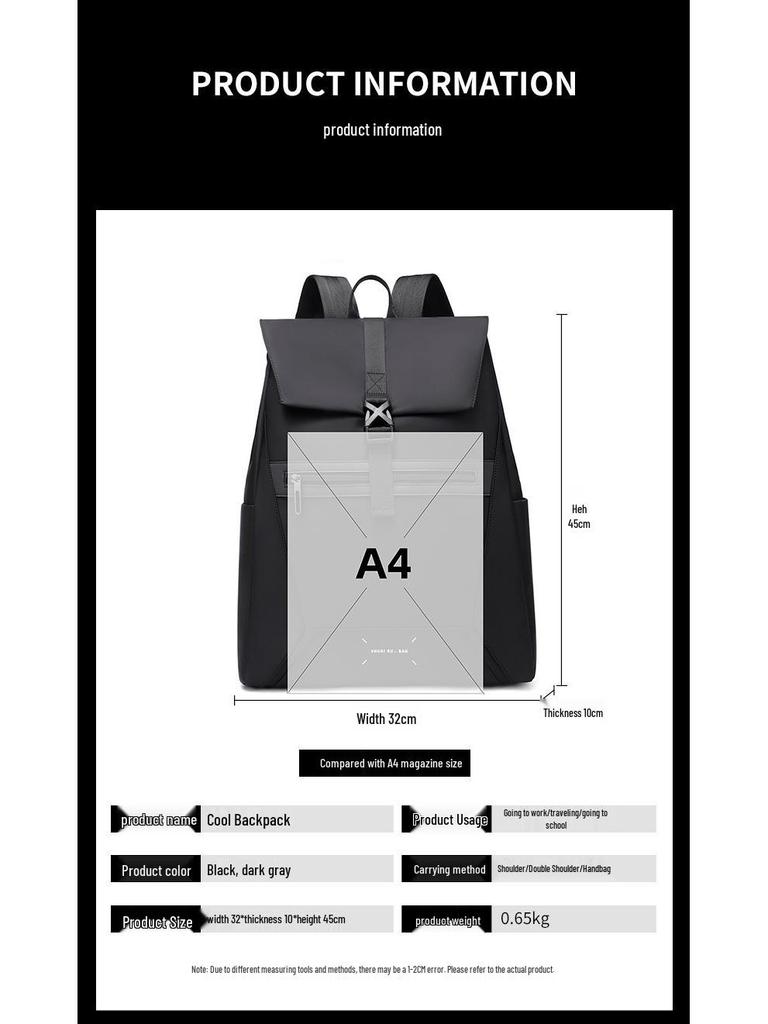 2025 Autumn/Winter Men's Travel Laptop Backpack: Stylish, Large Capacity, Perfect for Students