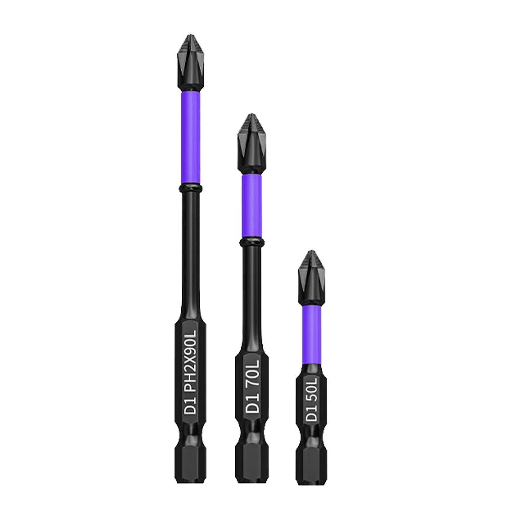 Screwdriver Bit Set Electric Drill Bit Anti Shock Cross Screwdriver Professional Hex Socket Set for Furniture Camera Maintenance