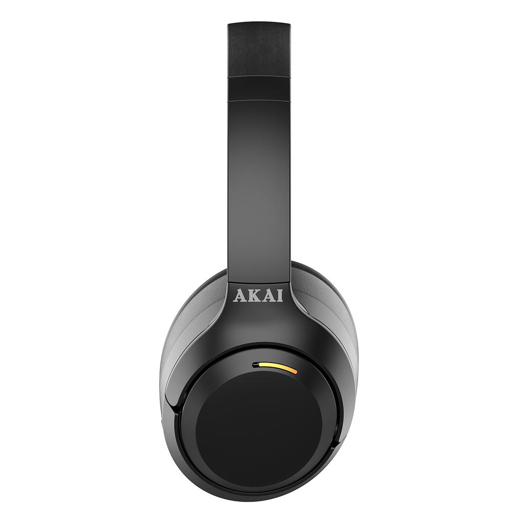 Akai Bth-P300Hanc Bluetooth 5.4 Hybrid Anc Aux On-Ear Headphones