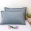 Pillowcase Milk Fiber Embroidery 48x74cm Winter Warm Soft Comfortable Fluffy Plain Home Household Textile Pillow Cover Couples