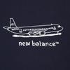 New Balance NB Grey SS25 T Shirt Men's Navy Blue NEF29641-NV