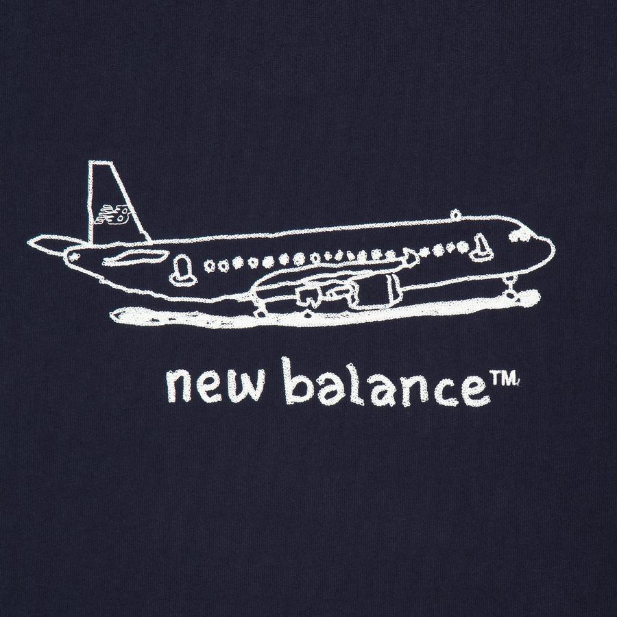 New Balance NB Grey SS25 T Shirt Men's Navy Blue NEF29641-NV