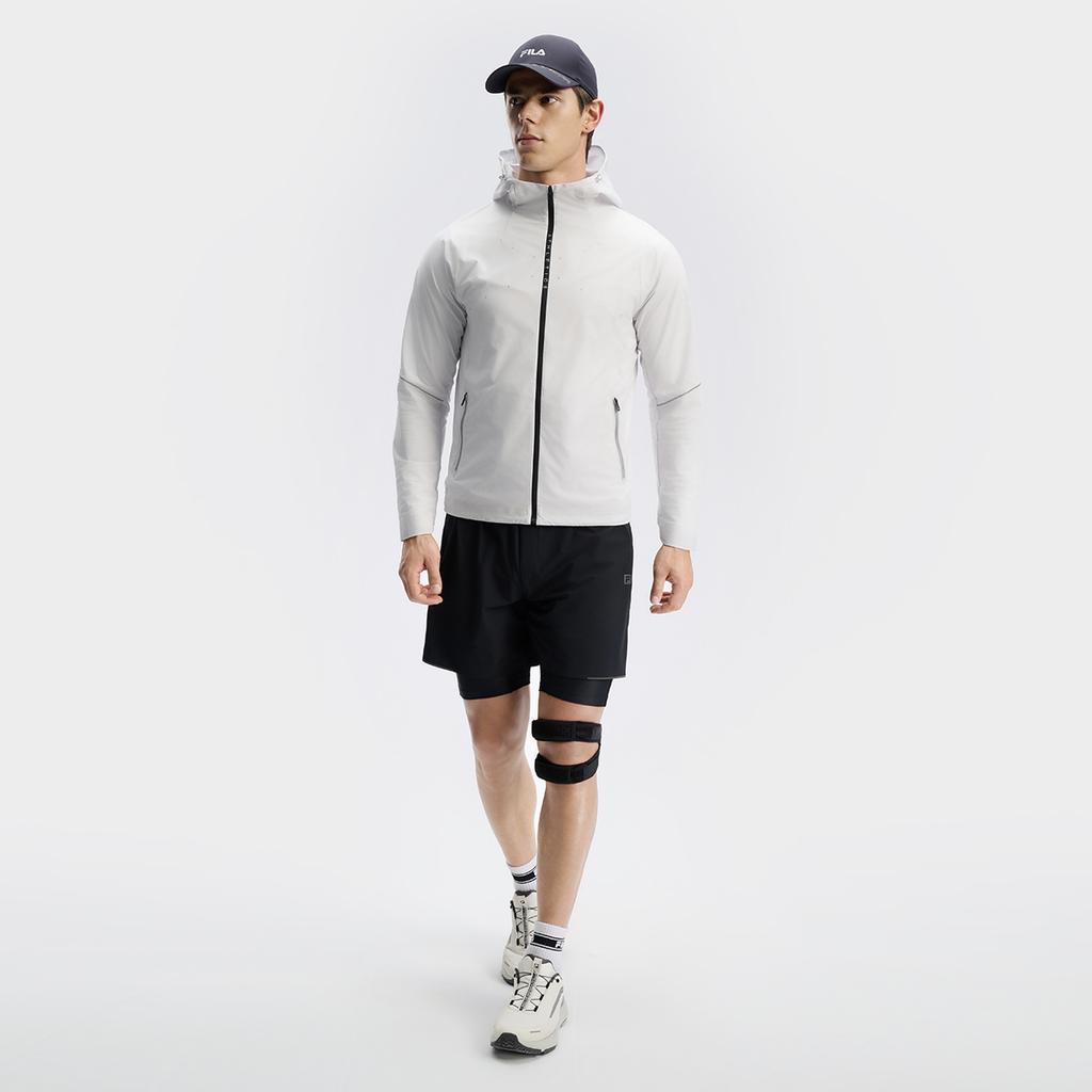 New FILA Jackets Men's Cool Stone White A11M431709FWT