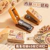 Kabaxiong Mini Stapler Set Cartoon Small Handheld Stapler For Students