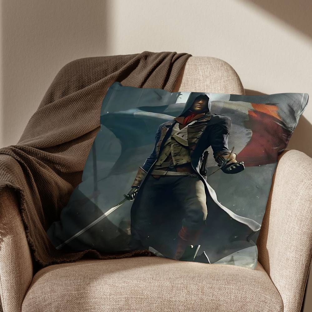 

Yasuke AAssassins Creed Naoe Cushion Cover Suitable For Sofa Car Bedroom Office Cushions Decorative Pillow Case 30x30cm