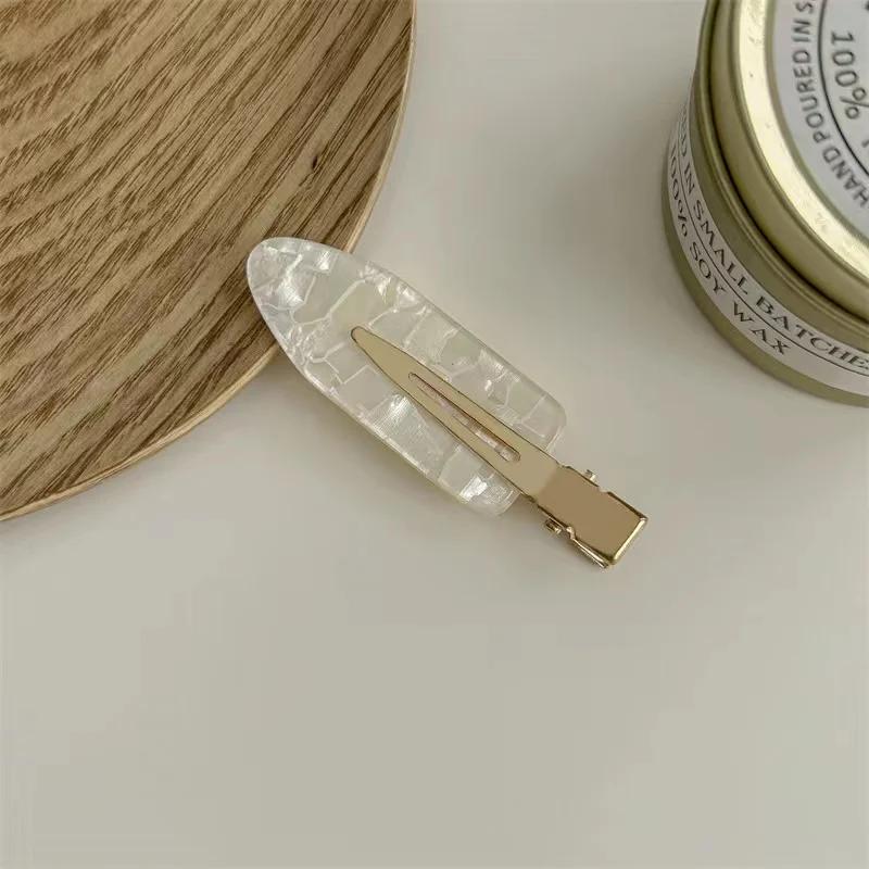 Ac de păr cu acetat Femei Machiaj Bucle Ciucuri Agrafă de păr Stil francez Barrete Clipuri cioc de rață Accesorii de păr pentru fete bijuterii