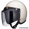 Shield Shield Light Smoke Jet Helmet Full Face Vintage Be Attached To Super Compatible with General SG Standard Helmets TT&CO. Flip-up [Can