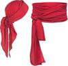 Pirate Hat And Belt Set Cosplay Accessory Set Medieval Renaissance Vintage Pirate Belt Headscarf Unisex Carnival Accessories