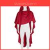 Medieval Knight Cosplay Cloak With Hood For Halloween Costume Role Play