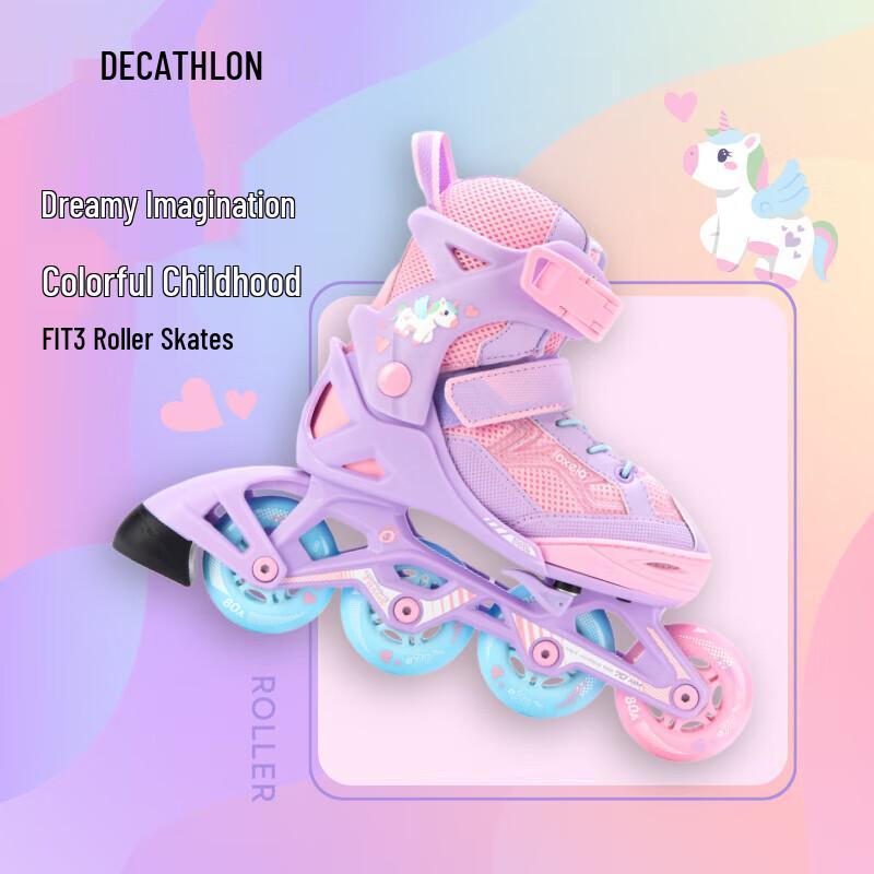 

Decathlon Kids Adjustable Roller Skates 35-38