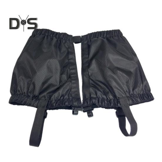 

1 пара наружных гетр для ног, регулируемые водонепроницаемые, для мужчин и женщин, для походов, скалолазания, катания на лыжах, охоты, защиты от змей, зимних ботинок, гетры для защиты ног чёрный