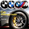 For M X1 X3 4Pcs 56mm 60mm 65mm Car Wheel Tire Center Emblem Decal For BMW M E90 E60 E46 E39 F10 E87 X3 X4 X1 G30 G20 Cover Hub Caps Sticker
