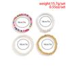 BohemiaColorful Acrylic Hand Beaded Bracelet Women Elegant Temperament Wedding Banquet Jewelry Accessories