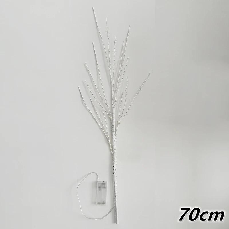 1pc White Branch Lamp Led Bouquet Decoration Lights Tall Vase Filler For Party Diy String Garland Home Decorative Lights