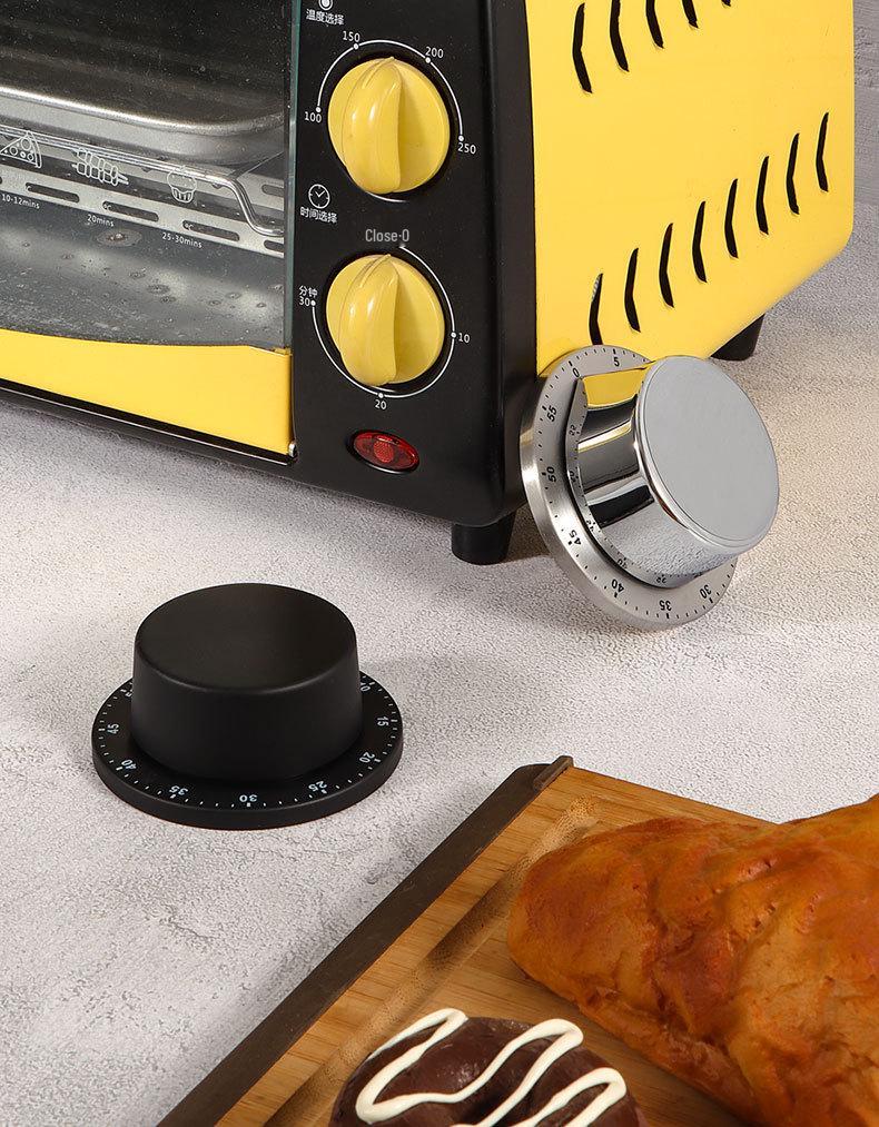 Mechaniczny minutnik kuchenny ze stali nierdzewnej: Menedżer czasu gotowania i nauki