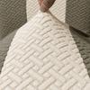 4pcs/set Jacquard Gaming Chair Cover Set T-shaped Striped Grid Color Blocked Modern Dustproof Office Chair Covers