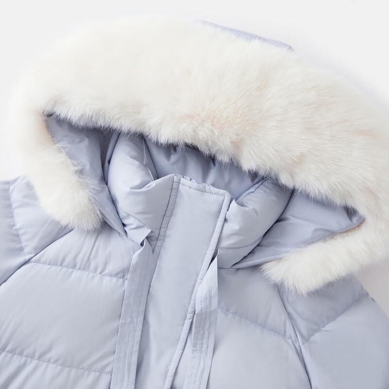 Qiusui Yiren Women's Sweet Style Hooded Down Jacket