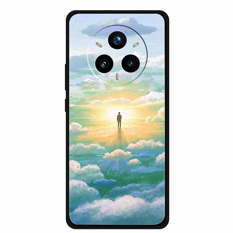 For Realme 14 Pro+ Phone Case Gradient Patterns Back Cover TPU Soft Silicone Protective Funda for OPPO Realme14 PRO Plus Pro +