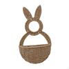 Basket Easter Bunny Flower Holder Romantic Cute Hanging Wall Pocket for Flowers Bedroom