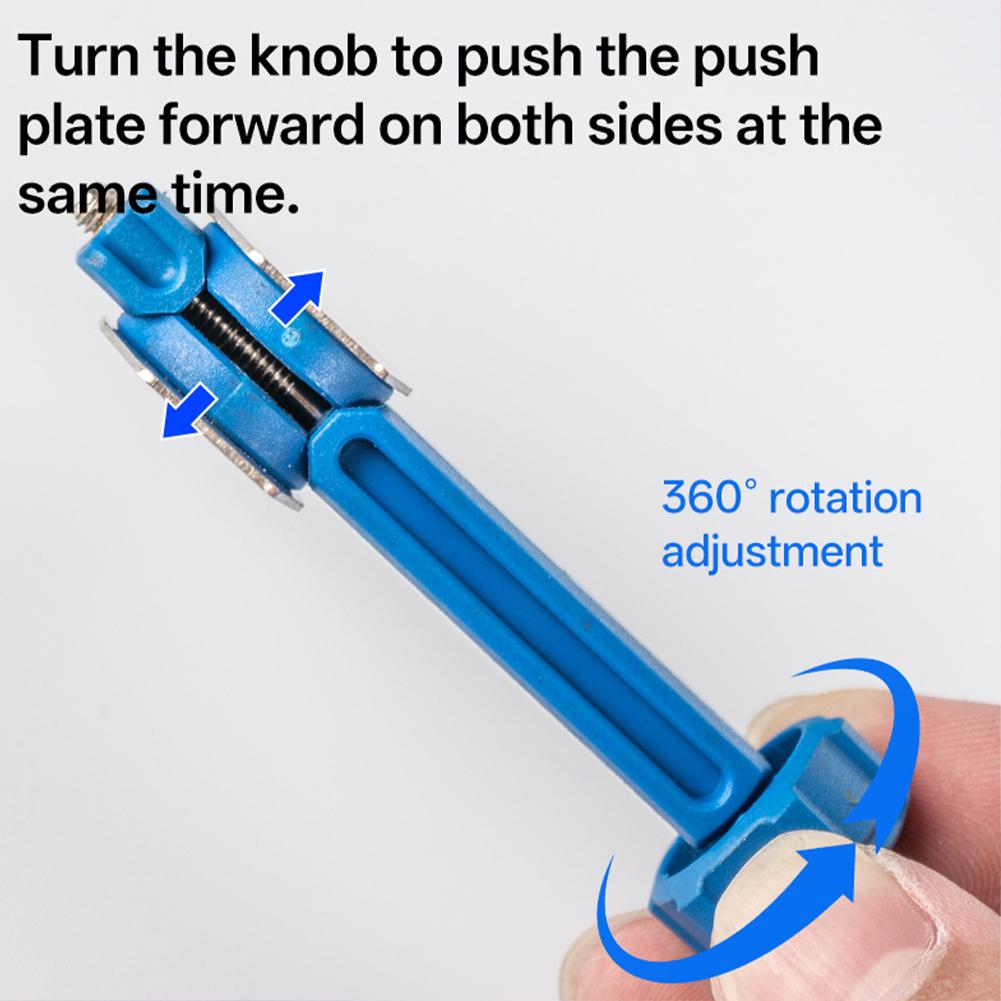 Durable Steel Bicycle Brake Pad Spreader Tool 360° Rotatable Bike Oil Disc Piston Reset Hydraulic Brake Caliper Piston Extension