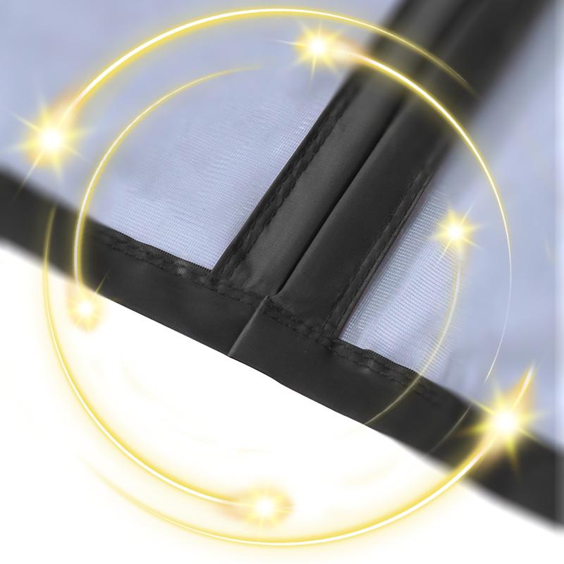 1 Set Velcro Door Screen Curtain Anti Mosquito Anti Insect Fly Bug Protection Net Hand Free Strong Magnetic Door Curtain
