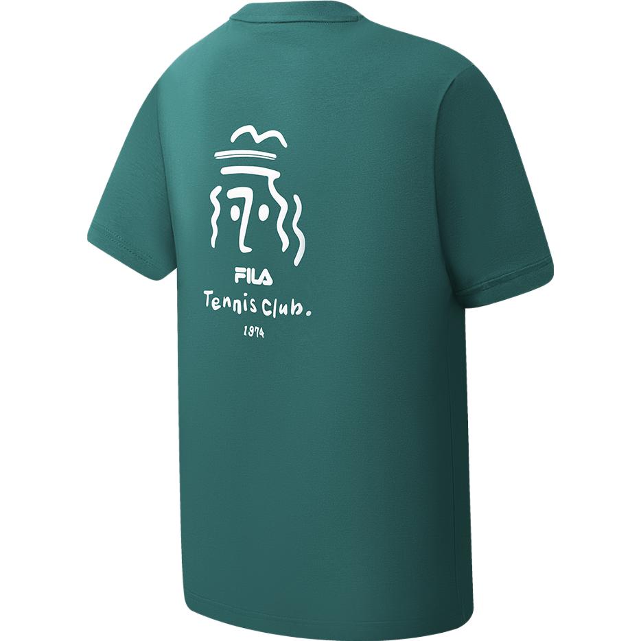 

New FILA T Shirt Men s Cat s Eye Stone Green A11M323117F-TQ S