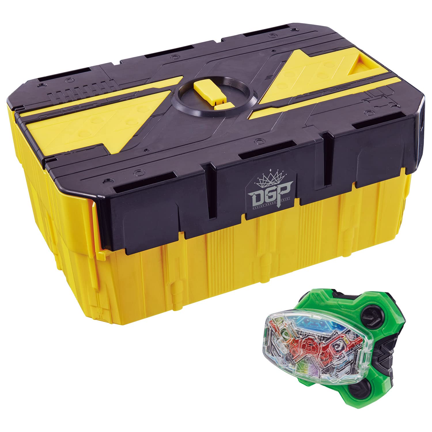 

Kamen Rider Geets Bic Remission Box 001 DX Double Driver Raise Buckle Set [Bandai] & жёлтый
