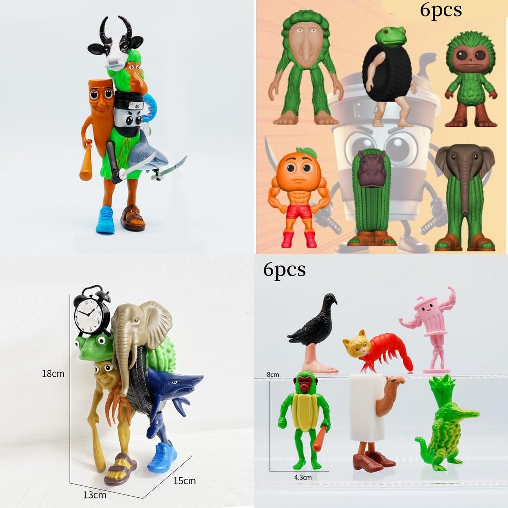 Italian Brainrot Al Pvc Mythical Creatures Figure Set With Collectible Design For Fantasy Enthusiasts