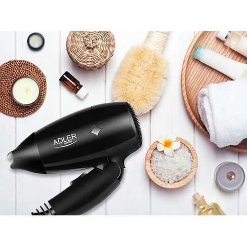 Hair Dryer - Adler - Ad2251 - Compact Foldable - 1400w - Travel - 2 Speeds - Ergonomic