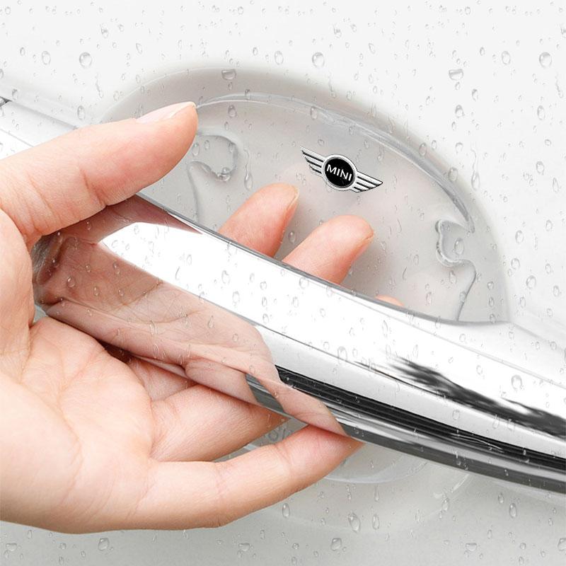 4KS Průhledný proužek na dveře auta Ochranný proužek proti kolizi pro zpětné zrcátko pro MINI Cooper F54 F55 F56 R56 R60 Roadster Clubman Kupé