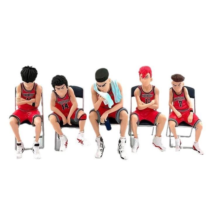 Slam Rukawa Dunk Kaede Pvc Team Member Figures For Home Decor Collectibles Fans