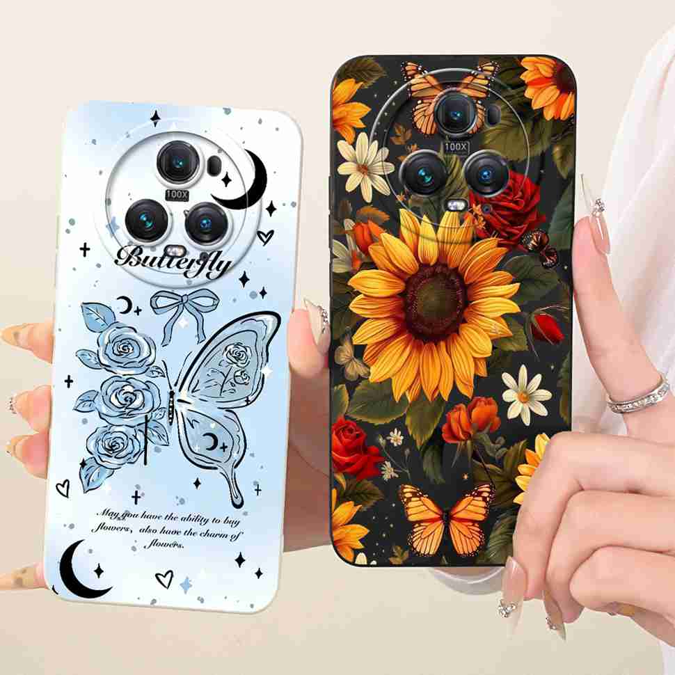 Soft Phone Case For Honor Magic5 Pro 5G Case Cartoon Silicone Back Cover For Honor Magic 5 Pro PGT-AN10 PGT-N19 Bumper Shell