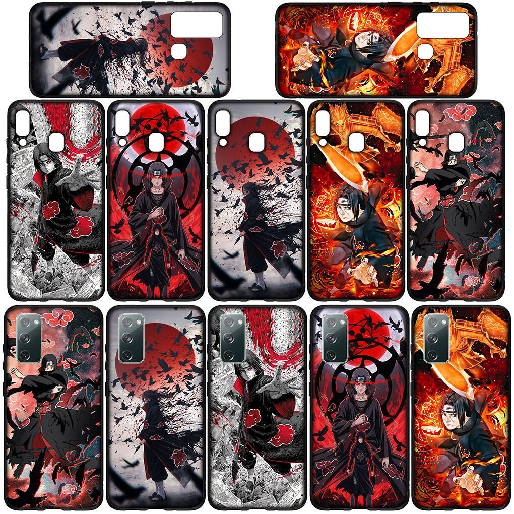 Custodia per Telefono per Samsung Galaxy S25 S23 S24 Ultra FE Plus A05 A06 A15 A16 A36 A37 A35 A54 A55 A56 A57 A25 A26 A53 A17 Funda Uchiha Itachi Narutos Cover