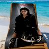 Hot Singer Michael J-Jackson Towel Sports Quick Dry Travel Camping Gear Sandproof Soft Light Large Beach Towel