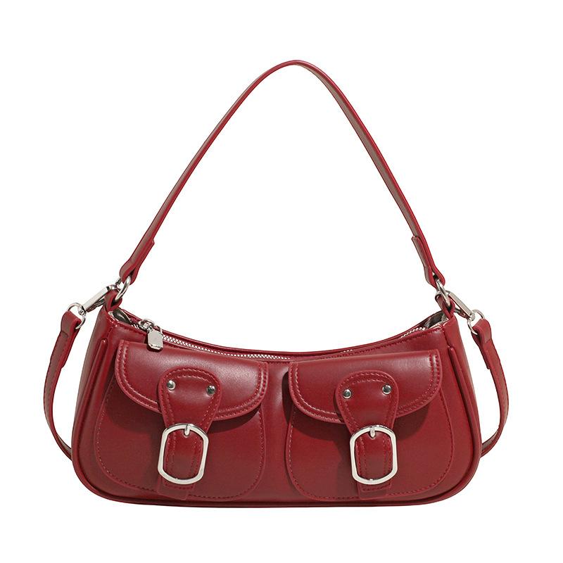 Premium Texture Underarm Bag Women's New Fashion Versatile Messenger Bag Commuter Shoulder Small Square Bag